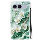 For OnePlus Nord 4 Crystal Texture Colored Drawing Leather Phone Case(Jade Flowers) - 3