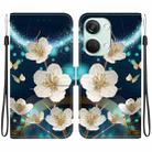 For OnePlus Ace 2V 5G / Nord 3 Crystal Texture Colored Drawing Leather Phone Case(Magnolia) - 1