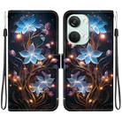 For OnePlus Ace 2V 5G / Nord 3 Crystal Texture Colored Drawing Leather Phone Case(Little Lantern Flower) - 1