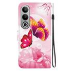 For OnePlus Nord CE4 5G Crystal Texture Colored Drawing Leather Phone Case(Pink Butterflies) - 3