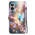 For OnePlus Nord CE4 5G Crystal Texture Colored Drawing Leather Phone Case(Butterfly Love Flower) - 3