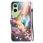 For OnePlus Nord CE4 Lite Crystal Texture Colored Drawing Leather Phone Case(Butterfly Love Flower) - 3