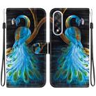 For OnePlus Ace 5 Ultra / Nord 5 5G Crystal Texture Colored Drawing Leather Phone Case(Peacock) - 1