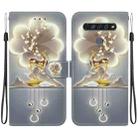 For LG K61 Crystal Texture Colored Drawing Leather Phone Case(Sika Deer) - 1