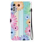 For LG Velvet  5G/ G9 4G Crystal Texture Colored Drawing Leather Phone Case(Sunflowers) - 3