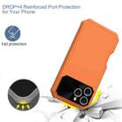 For iPhone 16 Pro Max PC Hybrid TPU MagSafe Phone Case(Orange) - 3