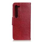 For Sharp  Aquos R5G Nappa Texture Horizontal Flip Leather Case with Holder & Card Slots & Wallet(Red) - 3