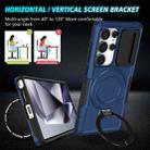 For Samsung Galaxy S25 Ultra 5G Sliding Camshield MagSafe Holder TPU Hybrid PC Phone Case(Royal Blue) - 2