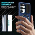 For Samsung Galaxy S25 Ultra 5G Sliding Camshield MagSafe Holder TPU Hybrid PC Phone Case(Royal Blue) - 3