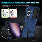 For Samsung Galaxy S24+ 5G Sliding Camshield MagSafe Holder TPU Hybrid PC Phone Case(Royal Blue) - 2