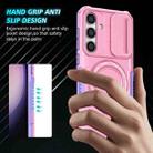 For Samsung Galaxy S24+ 5G Sliding Camshield MagSafe Holder TPU Hybrid PC Phone Case(Purple Pink) - 3