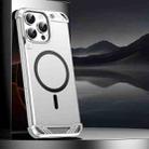 For iPhone 13 Pro Max R-JUST RJ63 Frameless Aroma Mecha MagSafe Phone Case(Silver) - 1