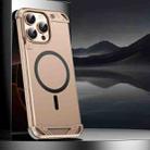 For iPhone 13 Pro R-JUST RJ63 Frameless Aroma Mecha MagSafe Phone Case(Desert Gold) - 1
