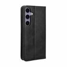 For Samsung Galaxy S24 FE 5G Magnetic Buckle Retro Texture Leather Phone Case(Black) - 3