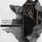 For vivo iQOO 13 XINLI Straight 6D Plating Gold Edge TPU Phone Case(Black) - 3