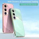 For vivo V40 Lite 5G XINLI Straight 6D Plating Gold Edge TPU Phone Case(Pink) - 2