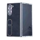 For Samsung Galaxy Z Fold5 Invisible Stand Design Fold Phone Case(Black) - 1