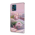 For Motorola Moto E13 Fresh Painted Leather Phone Case(Garden) - 3