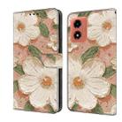 For Motorola Moto E14 Fresh Painted Leather Phone Case(Sunflower) - 1