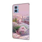 For Motorola Moto E22 Fresh Painted Leather Phone Case(Garden) - 3