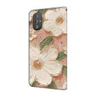 For Motorola Moto G Power 2022 Fresh Painted Leather Phone Case(Sunflower) - 3