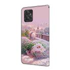 For Motorola Moto G Power 5G 2023 Fresh Painted Leather Phone Case(Garden) - 3