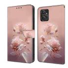 For Motorola Moto G Power 5G 2023 Fresh Painted Leather Phone Case(Ceramic Flowers) - 1