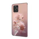 For Motorola Moto G Power 5G 2023 Fresh Painted Leather Phone Case(Ceramic Flowers) - 3