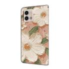 For Motorola Moto G Stylus 5G 2023 Fresh Painted Leather Phone Case(Sunflower) - 3