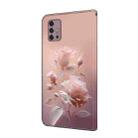For Motorola Moto G30 Fresh Painted Leather Phone Case(Ceramic Flowers) - 3