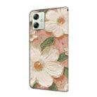 For Motorola Moto G54 Fresh Painted Leather Phone Case(Sunflower) - 3