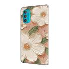 For Motorola Moto G71 5G Fresh Painted Leather Phone Case(Sunflower) - 3