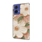 For Motorola Moto G85 Fresh Painted Leather Phone Case(Sunflower) - 3