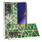 For Samsung Galaxy Note20 Ultra Plating Marble Pattern Soft TPU Protective Case(Green) - 1