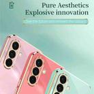 For Samsung Galaxy A36 5G XINLI Straight Edge 6D Electroplate TPU Phone Case(Cherry Purple) - 3