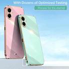 For Samsung Galaxy A07 5G XINLI Straight Edge 6D Electroplate TPU Phone Case(White) - 2