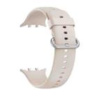 For Honor Watch 5 Solid Color Silver Buckle Soft Silicone Watch Band(Morning Gold) - 2