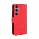 For Samsung Galaxy S24 FE 5G Skin Feel Calf Texture Card Slots Leather Phone Case(Red) - 3