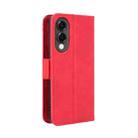 For Samsung Galaxy S25 Edge 5G Skin Feel Calf Texture Card Slots Leather Phone Case(Red) - 3