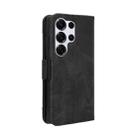 For Samsung Galaxy S25 Ultra 5G Skin Feel Calf Texture Card Slots Leather Phone Case(Black) - 3