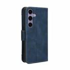 For Samsung Galaxy S25 5G Skin Feel Calf Texture Card Slots Leather Phone Case(Blue) - 3