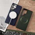 For Samsung Galaxy S25 Ultra 5G CD Magsafe Magnetic Litchi Texture Phone Case(Black) - 3