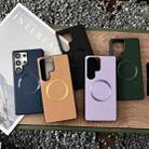 For Samsung Galaxy S25 Ultra 5G CD Magsafe Magnetic Litchi Texture Phone Case(Blue) - 2