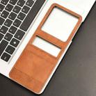 For Infinix Zero Flip Retro Texture Leather Phone Case(Brown) - 2