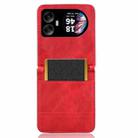 For Blackview Hero 10 Retro Texture Leather Phone Case(Red) - 3