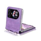 For Blackview Hero 10 Crossbody Card Bag PU Folding Phone Case(Purple) - 3