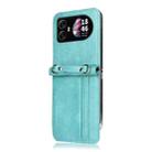 For Blackview Hero 10 Crossbody Card Bag PU Folding Phone Case(Green) - 2