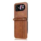 For Blackview Hero 10 Crossbody Card Bag PU Folding Phone Case(Brown) - 2