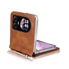 For Blackview Hero 10 Crossbody Card Bag PU Folding Phone Case(Brown) - 3