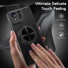 For Asus ROG Phone 8 Rotating Ring Holder TPU Hybrid PC Phone Case(Matte Black) - 3